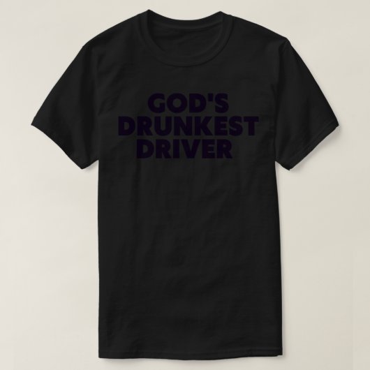 神々酔っ払いドライバおもしろいティー2 Tシャツ (デザイン正面)