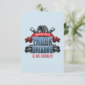 神おもしろいがトラックの運転手を作った カード (スタンド正面)