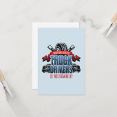 神おもしろいがトラックの運転手を作った カード (正面/裏面インサイチュ)