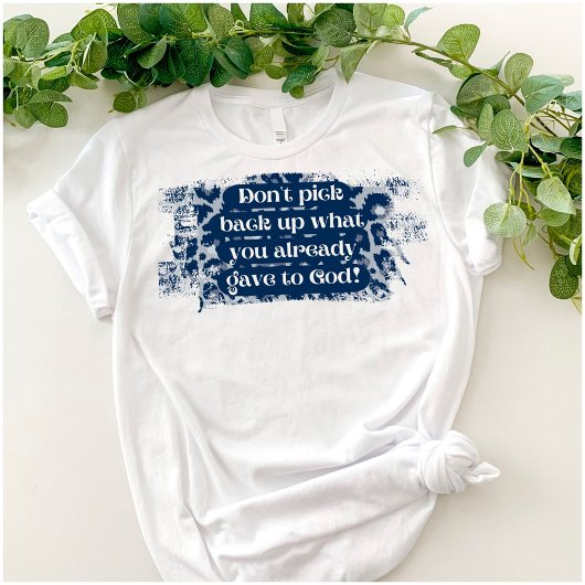 神おもしろいに与えクリスチャンユニセックス Tシャツ