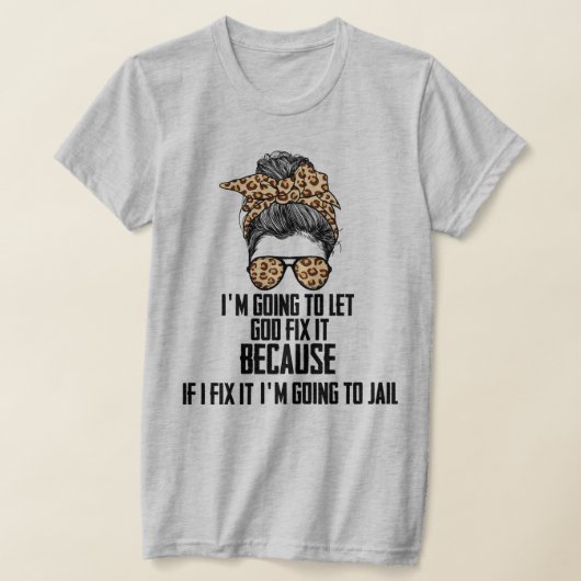 神おもしろいに直させよもしう。 Tシャツ (レイダウン)