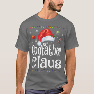 神おもしろい父クロースクリスマスパジャマスサンタGif Tシャツ