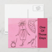 神おもしろい猫ガック ポストカード (正面/裏面)