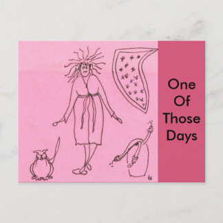 神おもしろい猫ガック ポストカード