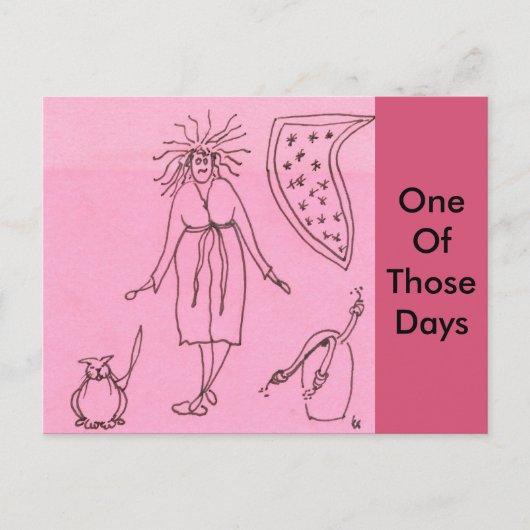 神おもしろい猫ガック ポストカード (正面)