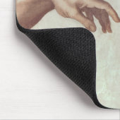 神およびアダムの手 マウスパッド (コーナー)