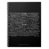 神およびイエス・キリストgotGod316.comの名前 ノートブック (正面)