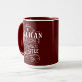 神およびコーヒーによって動力を与えられるアングリアの執事 マグカップ (正面左)