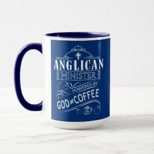 神およびコーヒーによって動力を与えられるアングリアの大臣 マグカップ