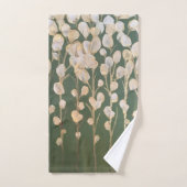 神および白いケシのアートワーク バスタオルセット (ハンドタオル)