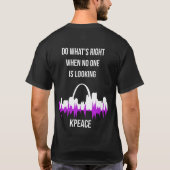 神および私は接続されます Tシャツ (裏面)
