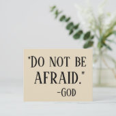 神からのメッセージを恐れてはいけない ポストカード (スタンド正面)