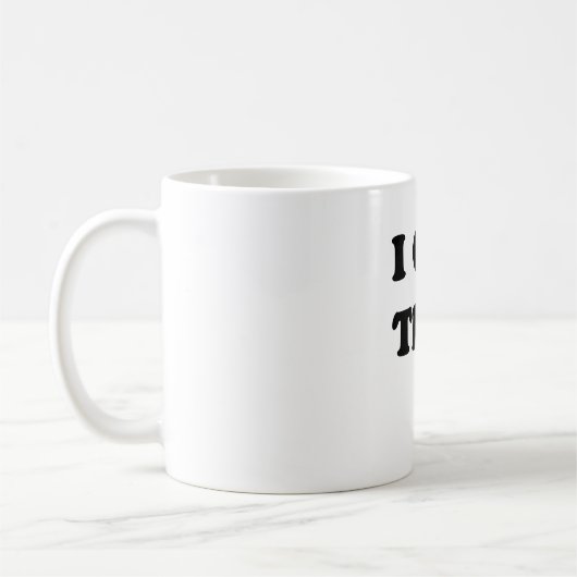 神からのメッセージ コーヒーマグカップ (左)