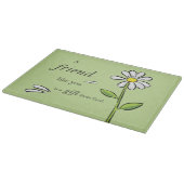 神からの友人の贈り物，緑のデイジー，宗教 カッティングボード (角)