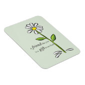 神からの友人の贈り物，緑のデイジー，宗教 マグネット (右側)