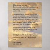 神からの手紙 ポスター (正面)