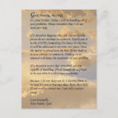 神からの手紙 ポストカード (正面)