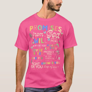 神からの約束バイブル聖句クリスチャン・クロス・ジェス Tシャツ