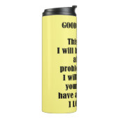 神からの良い朝（パーソナライズ） タンブラー (回転左)