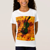 神からの贈り物を音楽祈化して、神を崇拝し感謝していて Tシャツ (正面)