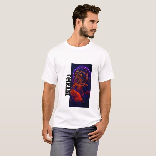 神からの贈り物 – 賛美お母様抱きT-Sh Tシャツ (正面フル)