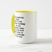 神から希望へ マグカップ (正面左)