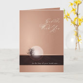 神があなたと共にいる – 共感表 カード (黄色い花)