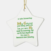 神があなたに何年も与えてくださる セラミックオーナメント (左)