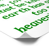 神があなたに何年も与えてくださる ポスター (角)