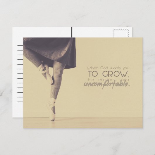 神があなたに成長して欲しいとき ポストカード (正面/裏面)