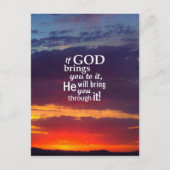 神があなたをそこに導くなら ポストカード (正面)