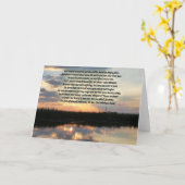 神があなたをホームカードと呼んだ日 カード (黄色い花)