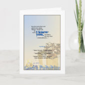 神があなたを喜ばせる – エレミヤ1:5 カード (正面)