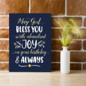 神があなたを喜びで祝福してくださるなら誕生日