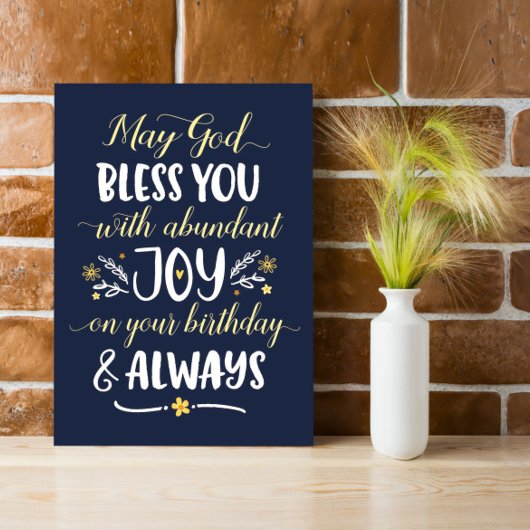 神があなたを喜びで祝福してくださるなら誕生日