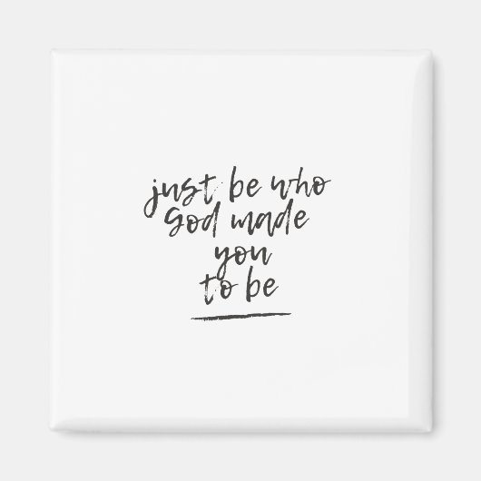 神があなたを成し遂げた者になれ マグネット (正面)