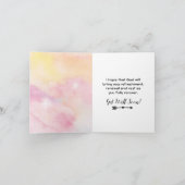 神があなたを癒し、強さ、活力をもたらしてくれることを願う カード (内部)