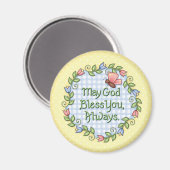 「神があなたを祝福して…」 マグネット (正面/裏面)