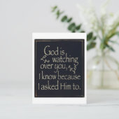 神があなたを見守っている ポストカード (スタンド正面)