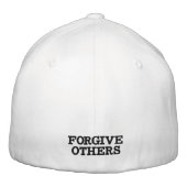 神があなたを許したから許せ!カスタマイズ 刺繍入りキャップ (裏面)