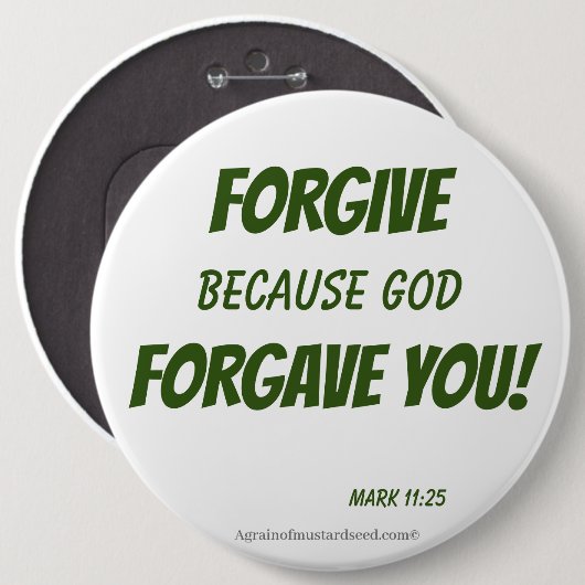 神があなたを許したから許せ！ 缶バッジ (正面&裏面)