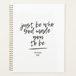 神があなたを~にしたのと同じだ プランナー手帳