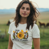 神があれば、すべてのことが可能である Tシャツ