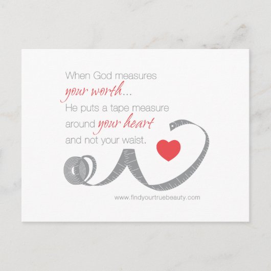神がお前の価値を測る時 ポストカード (正面)