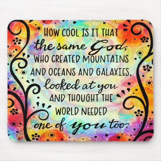 神がかわいらしおインスパイア前の一人を必要としていた信仰 マウスパッド (正面)