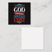 神ができないことは存在しない スクエア名刺 (正面/裏面)