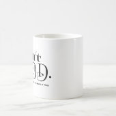 神がクリスチャンになる以外に方法はなかった コーヒーマグカップ (中央)