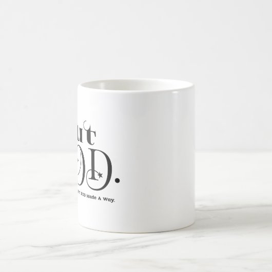 神がクリスチャンになる以外に方法はなかった コーヒーマグカップ (中央)