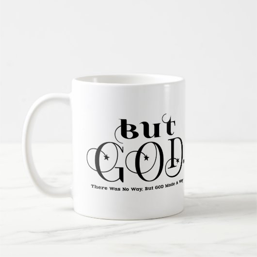 神がクリスチャンになる以外に方法はなかった コーヒーマグカップ (左)