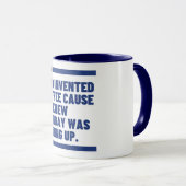 神がコーヒーを作ったのは月曜日だからだ。 マグカップ (正面右)